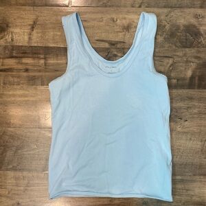 Pilcro Basic Tank Top Sky Blue Size Small Medium